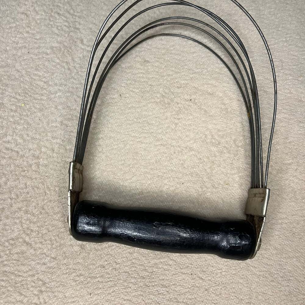 Vintage Androck USA Pastry Dough Blender with Black Wood Handle